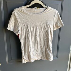 Nuuds Cream Short Sleeve Tee